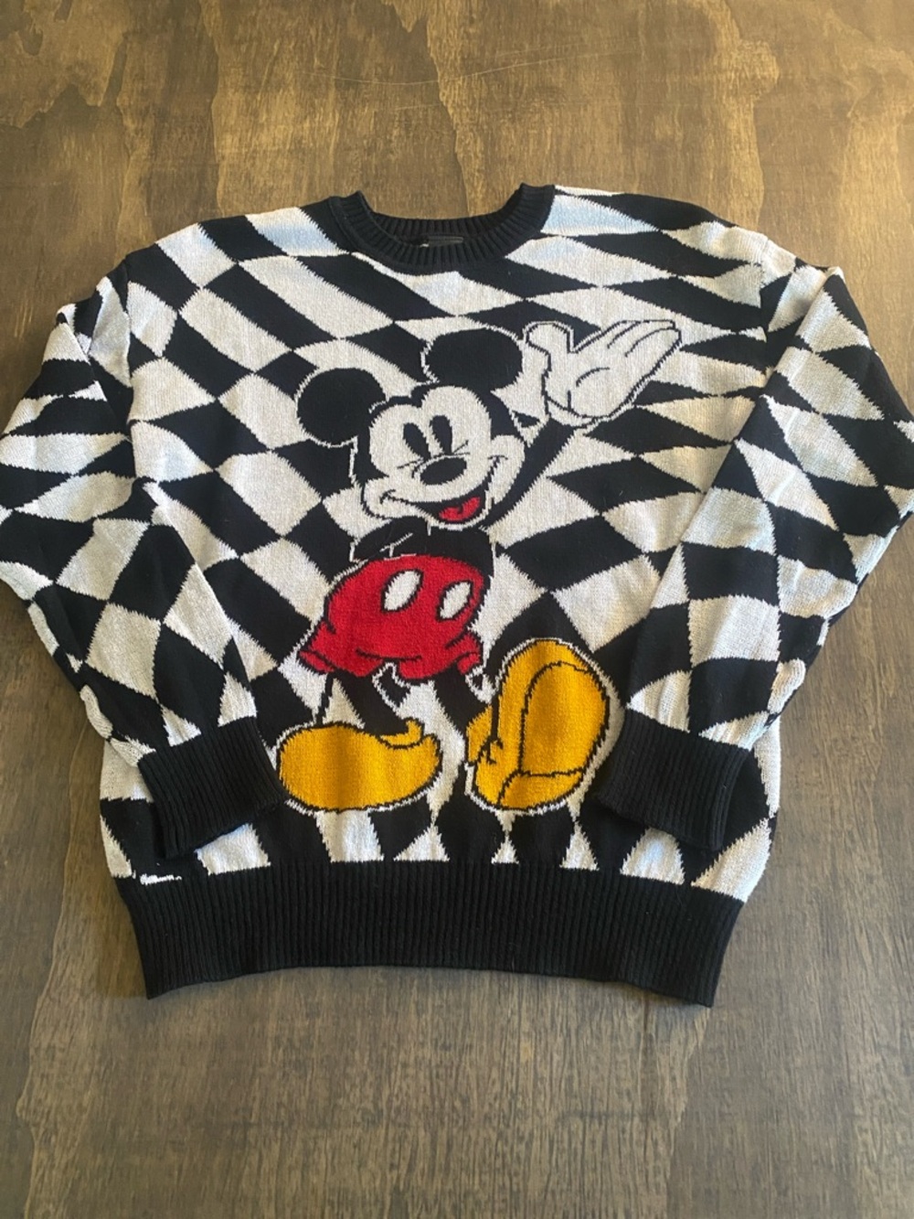Disney Mickey Mouse Graphic Crewneck Sweater